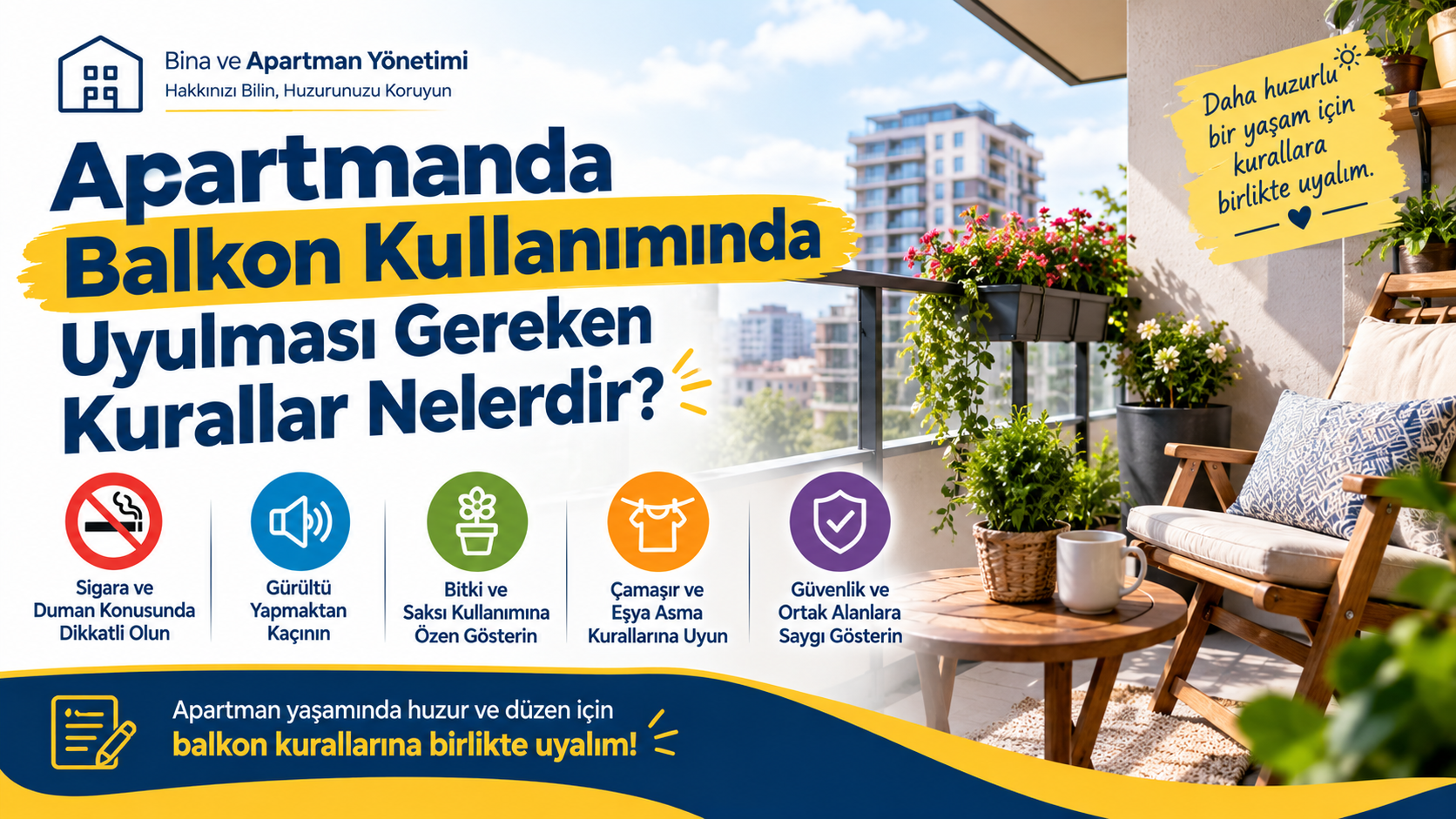 Apartmanda Balkon Kullanım Kuralları Nelerdir?