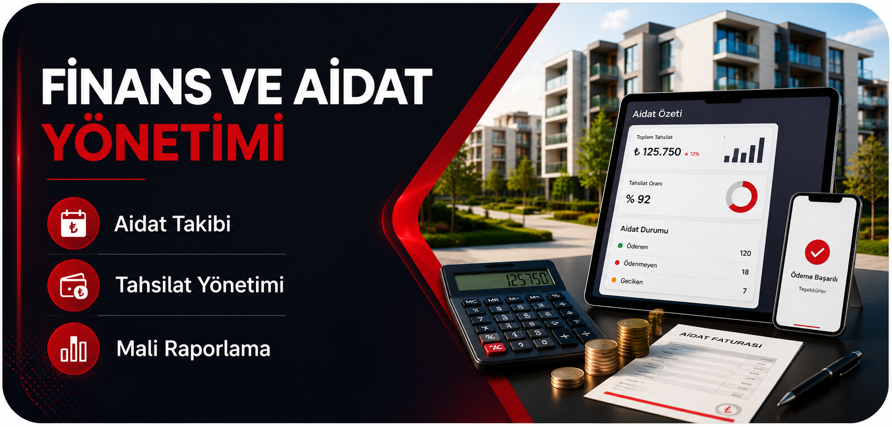 Kayseri finans ve aidat yönetimi hizmeti