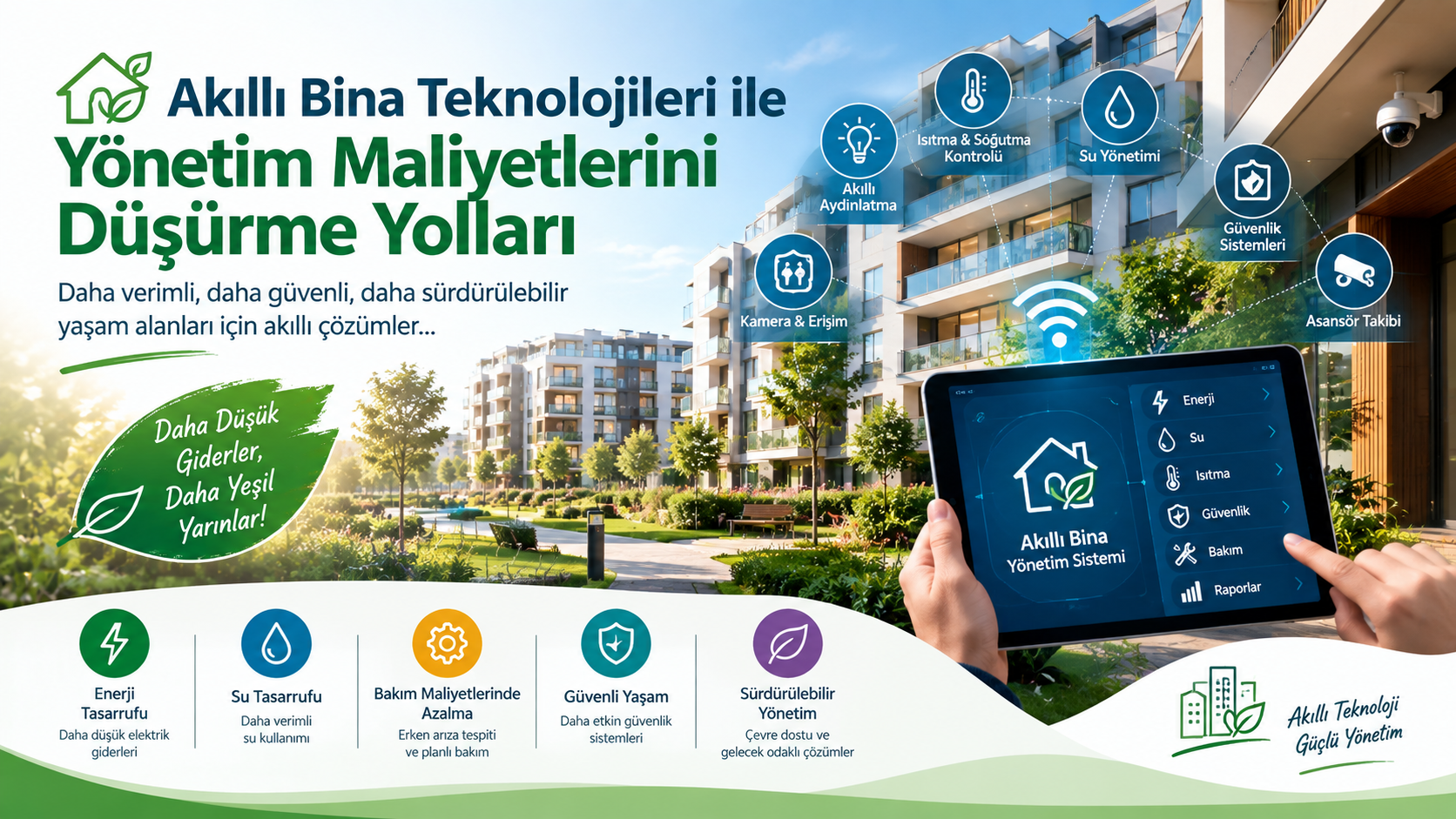 Akıllı Bina Teknolojileri ile Yönetim Maliyetlerini Düşürme Yolları