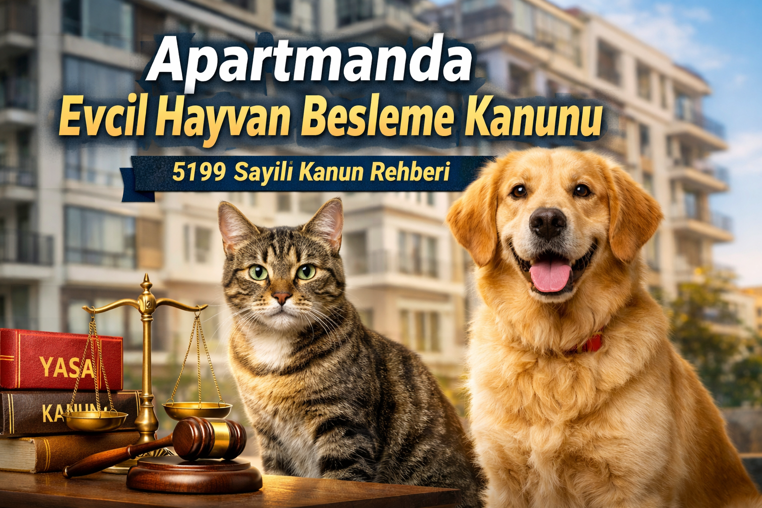 Apartmanda evcil hayvan besleme kanunu 5199 sayılı Hayvanları Koruma Kanunu kapsamında kedi ve köpek hakları