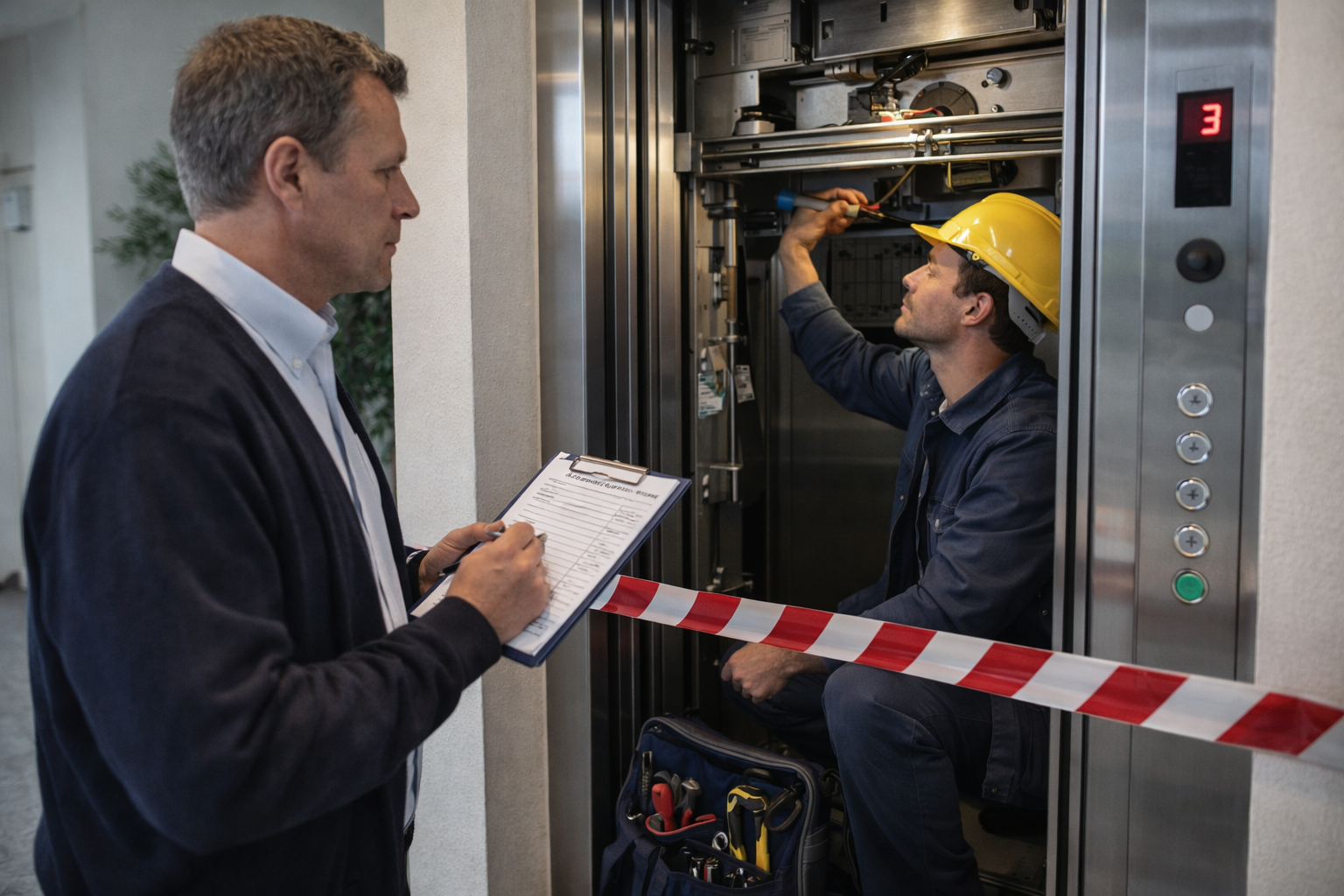 Apartmanlarda asansör bakım ve denetim işlemlerinin bina yöneticisi tarafından kontrol edilmesi