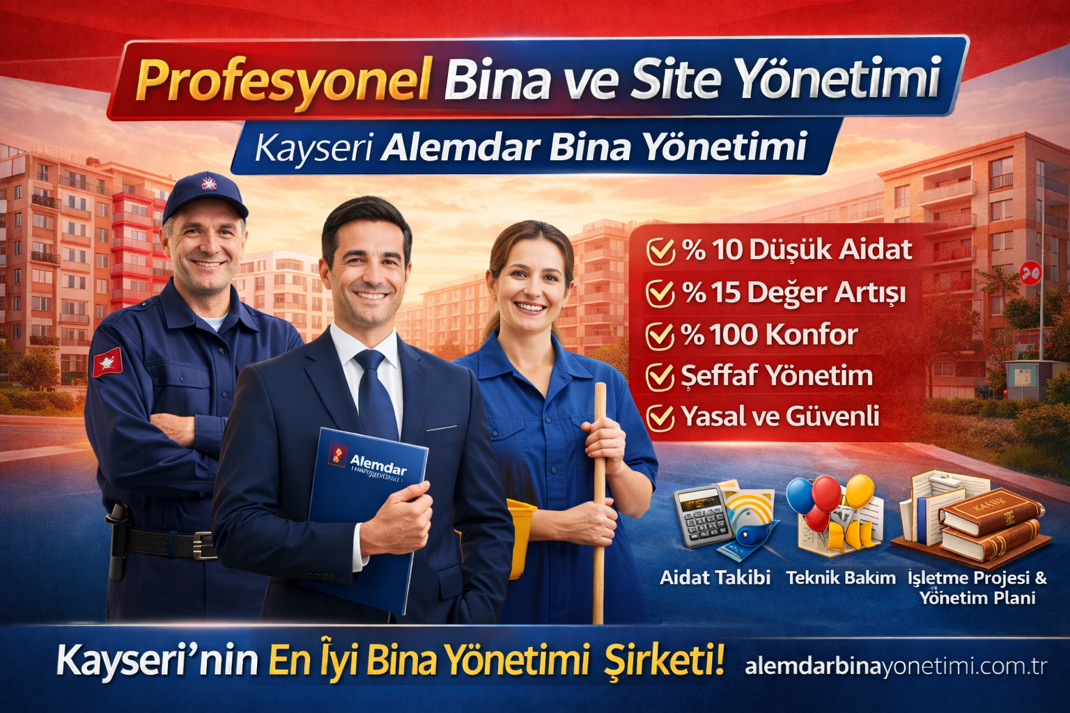 Kayseri profesyonel bina ve site yönetimi hizmetleri – Alemdar Bina Yönetimi
