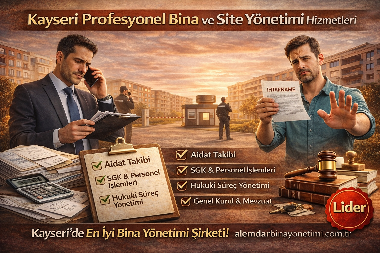 Kayseri profesyonel bina ve site yönetimi hizmetleri sunan Alemdar Bina Yönetimi