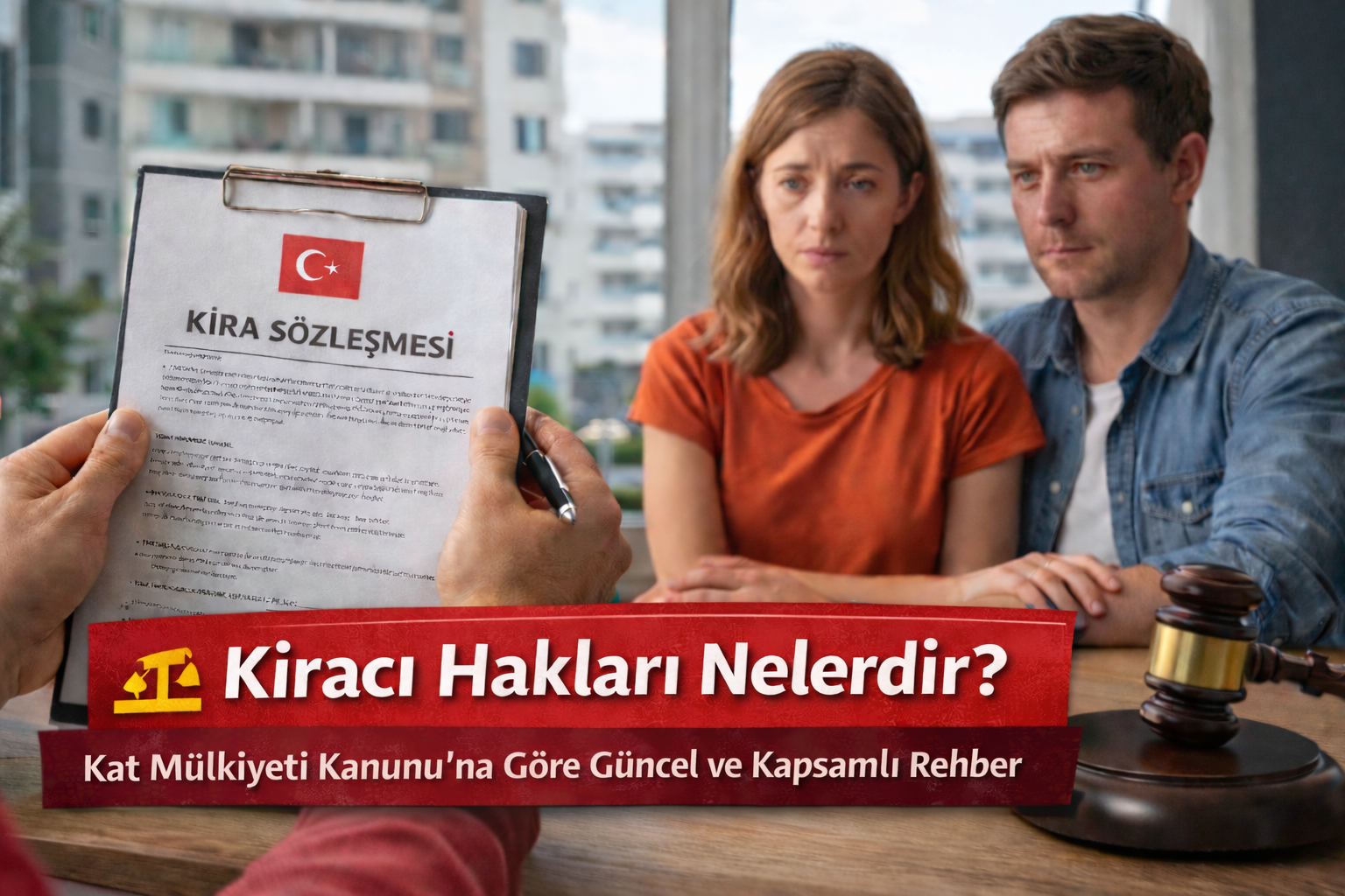 Kiracı hakları nelerdir, kira sözleşmesi ve Kat Mülkiyeti Kanunu’na göre kiracıların yasal haklarını gösteren görsel