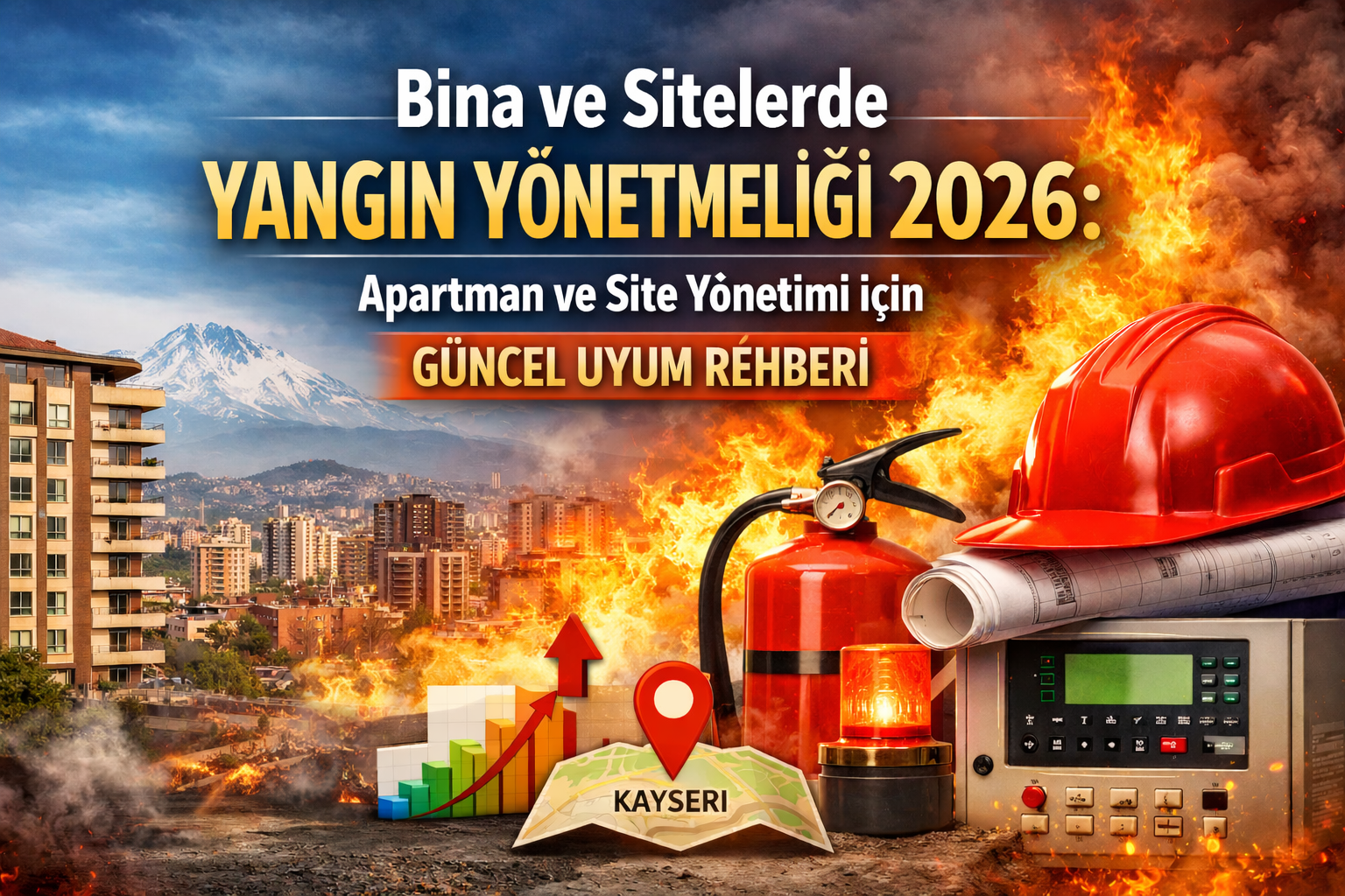 Bina ve sitelerin yangın yönetmeliği 2026 rehberi, apartman ve site yönetiminde yangın güvenliği kuralları