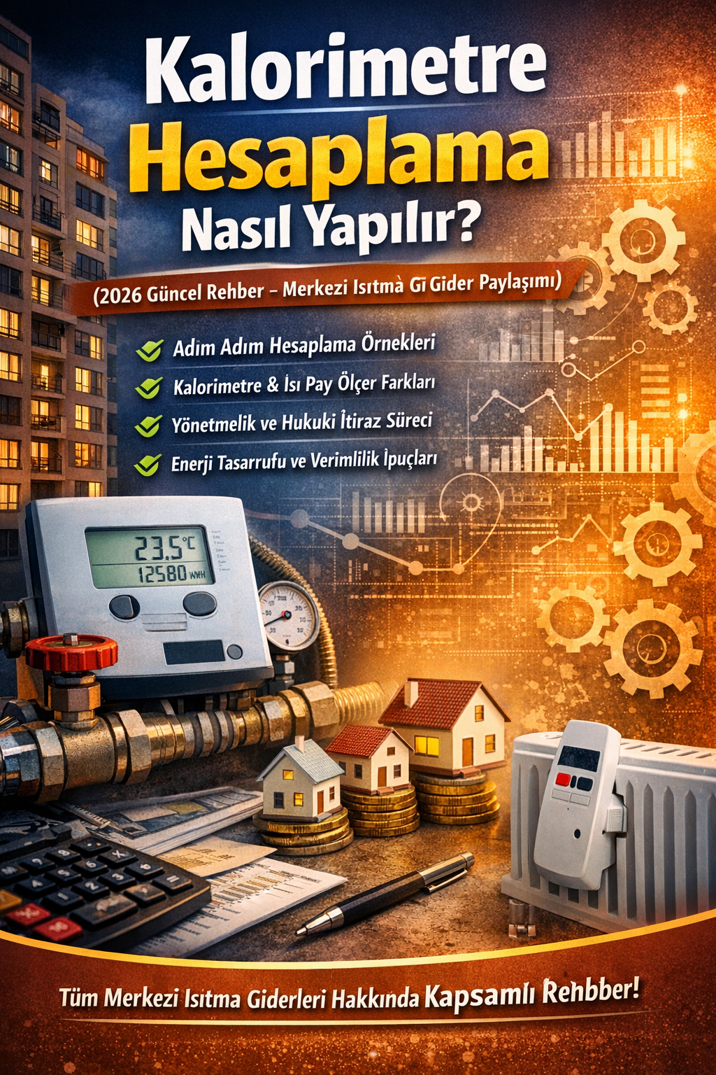 Kalorimetre hesaplama örneği ve merkezi ısıtma gider paylaşımı tablosu 2026 güncel rehber