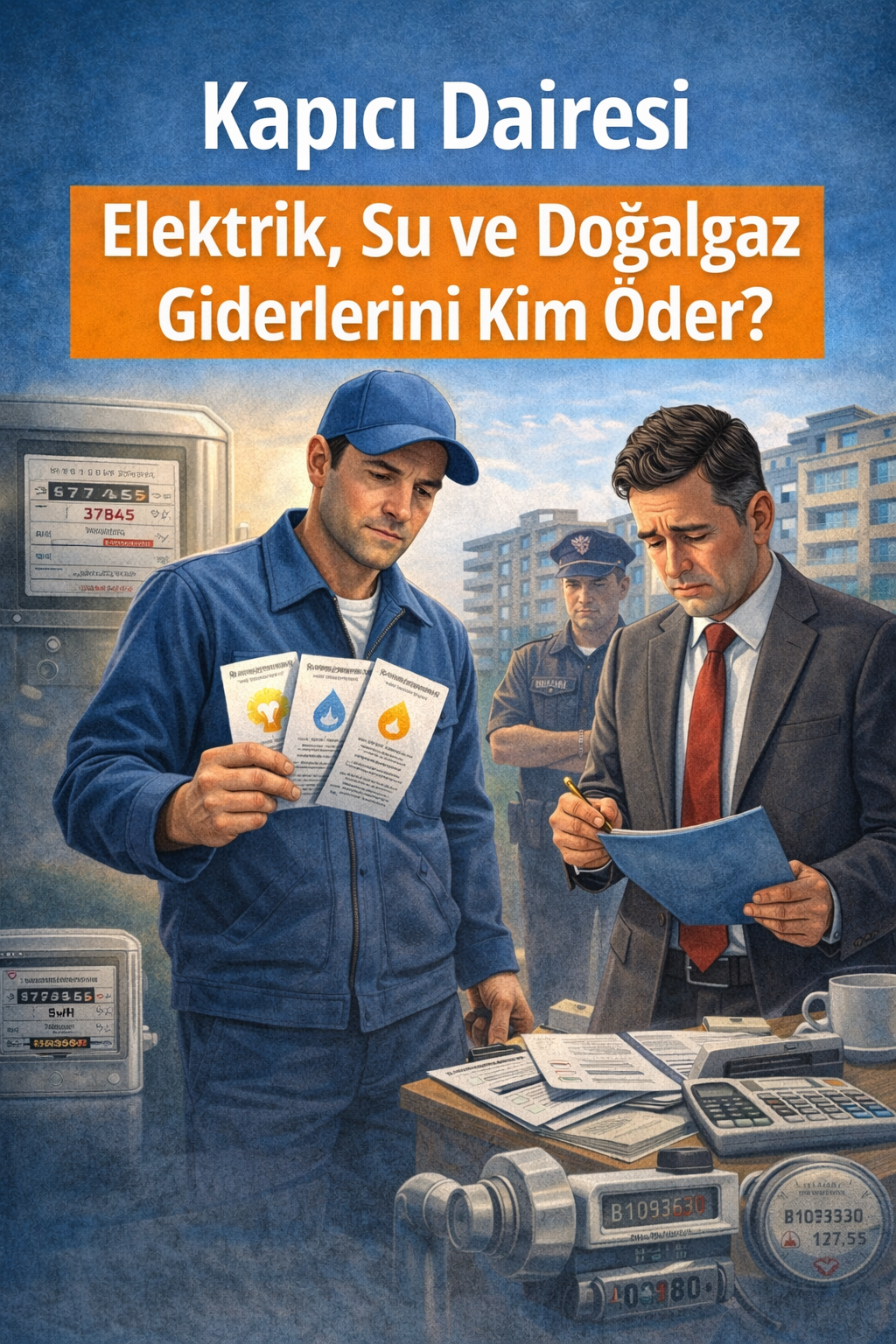 Kapıcı dairesi elektrik su doğalgaz giderlerini kim öder apartman ve site yönetiminde kapıcı konutu giderleri