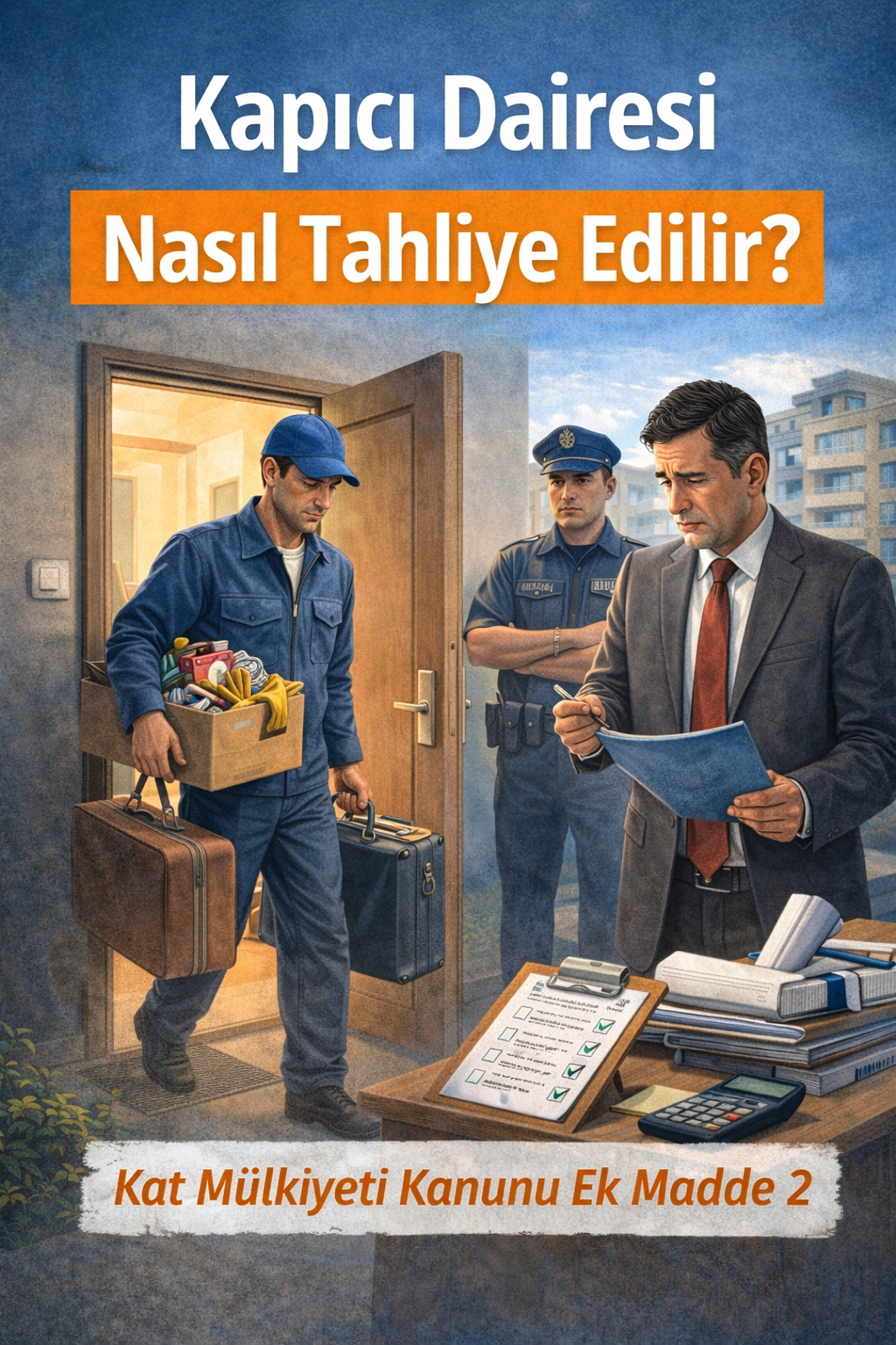 Kapıcı dairesi tahliyesi nasıl yapılır, apartman ve site yönetiminde kapıcı dairesinin boşaltılması süreci