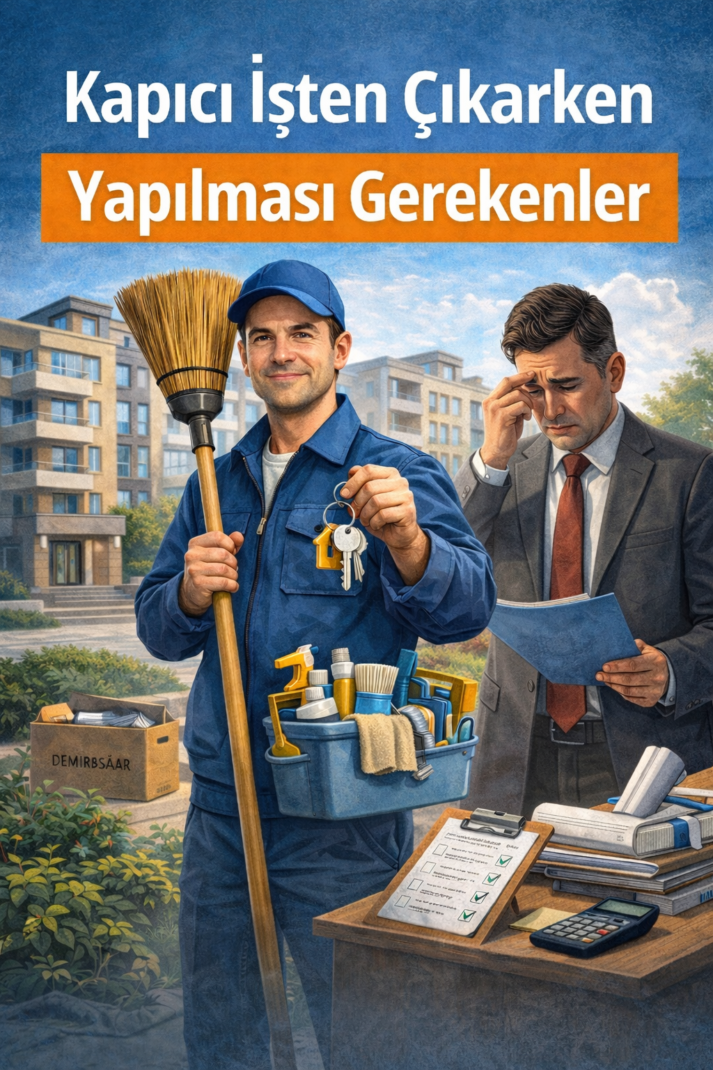 Kapıcı işten çıkarılırken yapılması gerekenler, apartman kapıcısı fesih işlemleri ve bina yönetimi süreçleri